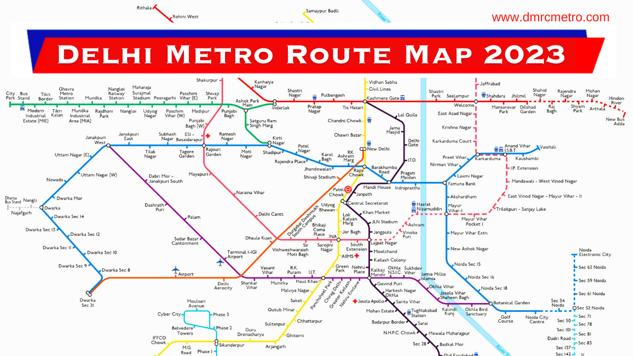 Delhi Metro Map 2023 Hd Images Infoupdate