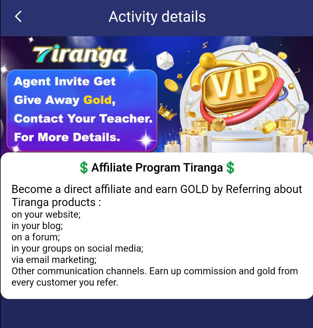 Tiranga App Login