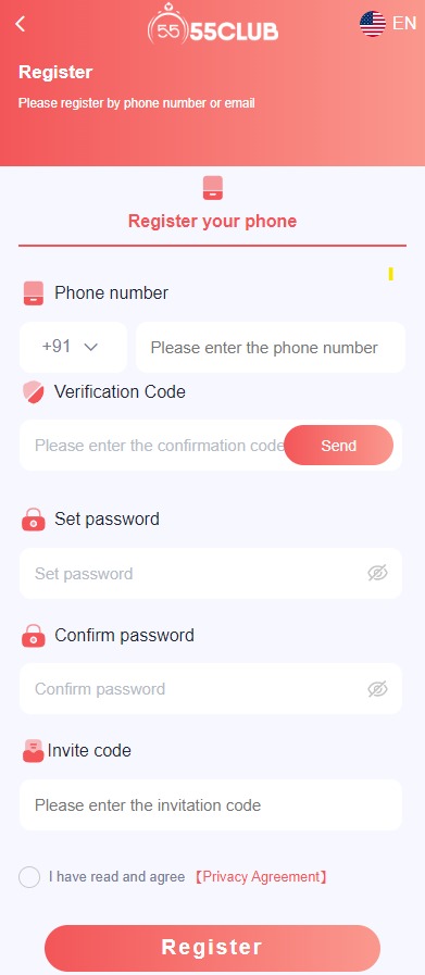 55Club Login